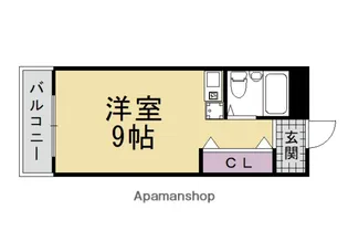 グラシューズなかにし【203号室】の間取り