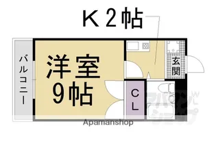 エスポワール20【203号室】の間取り