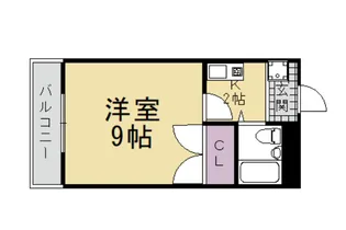 エスポワール20【202号室】の間取り