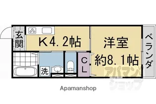 京都府京都市右京区嵯峨大覚寺門前登リ町【一戸建】の間取り