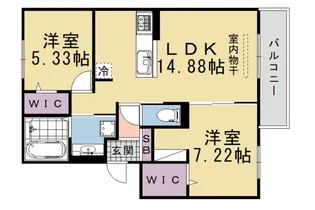 グレース大山崎【3階】の間取り