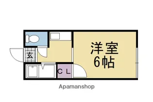 ハイツエバーグリーン【102号室】の間取り