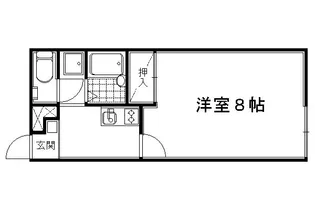 レオパレス東森本【204号室】の間取り