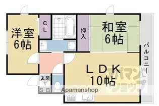 メゾン・シュバルマリン【103号室】の間取り