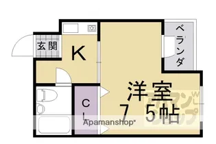 リュミエールなかにし【102号室】の間取り