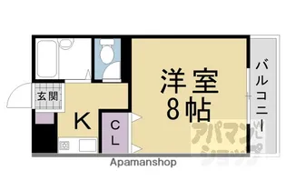 CASA UEDA【203号室】の間取り