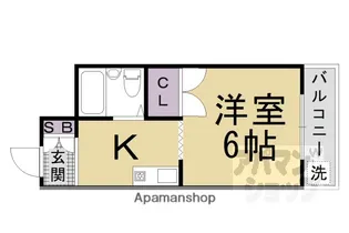 シャトーゆい【3階】の間取り