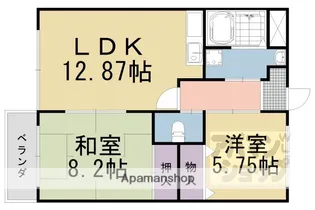 レヴェンテ翠香【301号室】の間取り