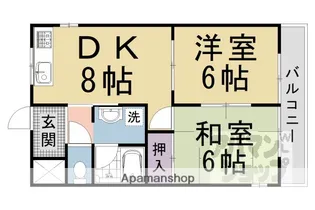 コンポステラ【101号室】の間取り