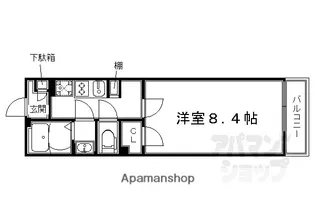 クレイノセントコージア山崎【204号室】の間取り