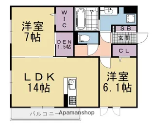 グラン シャリオ【301号室】の間取り