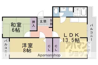 3DKの間取り画像
