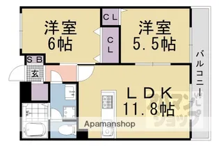 ソレイユ・ルヴァン【1階】の間取り