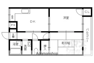 ハミングアヴェニュー【205号室】の間取り