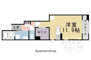 フリーデ千代川【101号室】の間取り