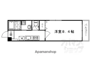 サンクスパレ桂II【110号室】の間取り