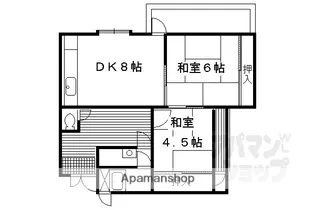 ハイツテラオパートII【202号室】の間取り