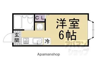 ハイツSHORINJI【4階】の間取り