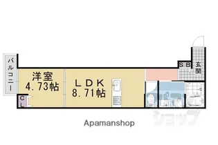 ELAMAI【302号室】の間取り