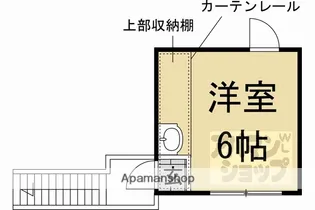 光徳庵【5水仙号室】の間取り