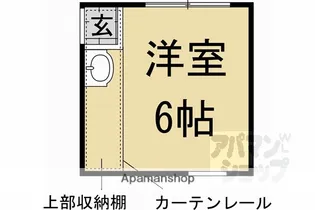 光徳庵【8萩号室】の間取り
