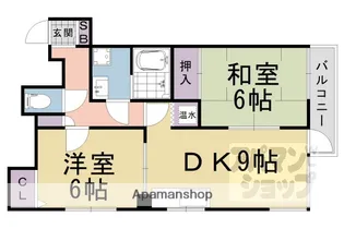 A BIL II【307号室】の間取り