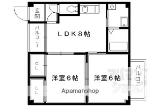 CASA・RIO【101号室】の間取り