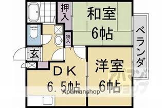 ウィンディアコリーヌ【A202号室】の間取り