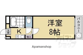 ヒルサイドヴィレッジ2番館【2B-1号室】の間取り