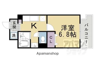 パサディナパーク【310号室】の間取り