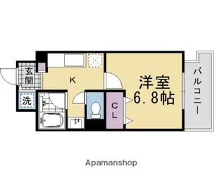 パサディナパーク【511号室】の間取り