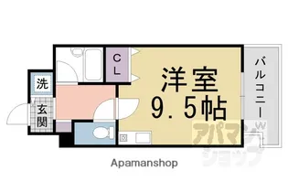 パサディナパーク【502号室】の間取り