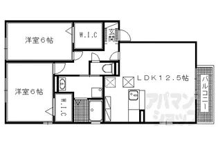Douce Fleur77【1階】の間取り