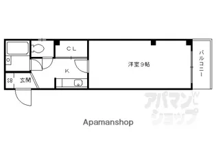 クランベリー【303号室】の間取り