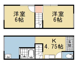 京都府京都市西京区川島滑樋町【一戸建】の間取り