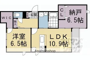 シャーメゾン ラルーチェ【103号室】の間取り