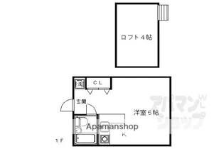 CLEEF MISAON ARISUGAWA【103号室】の間取り