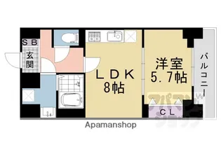 ココ クレメント 2【2階】の間取り
