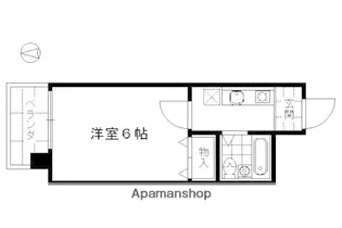 エステート南ビル【7階】の間取り
