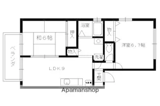 B・ベルヴィル【101号室】の間取り