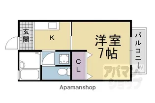 TAMAグラードB【106号室】の間取り