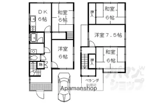 京都府京都市西京区川島尻堀町【一戸建】の間取り