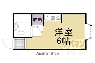 フラワーハイツ【201号室】の間取り