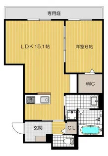 YOURMAISON宝【103号室号室】の間取り