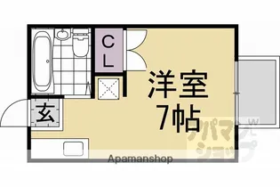 ファジィ亀岡【203号室】の間取り