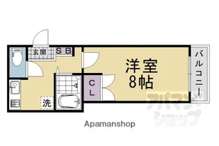 エスパシオ澤田【301号室】の間取り