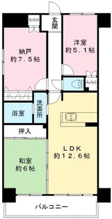 リバティスクエア【303号室号室】の間取り