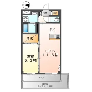 リバーレジェンド3【1階】の間取り
