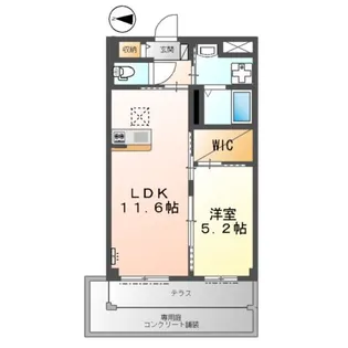 リバーレジェンド3【1階】の間取り