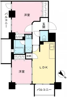 ピーノ京都西大路【308号室号室】の間取り